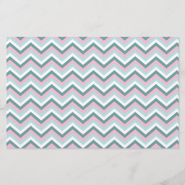 Ocean Mist Chevron Pattern (Front)