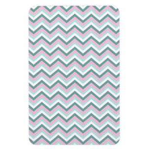 Ocean Mist Chevron Pattern Magnet