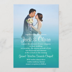 Ocean Mist Wedding Invitation