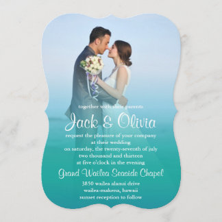 Ocean Mist Wedding Invitation