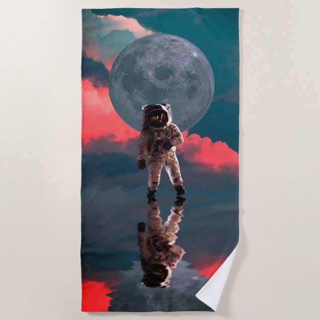 Ocean Moonwalk Beach Towel (Front)