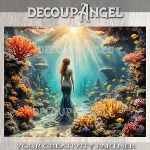 Ocean Muse - Decoupage - Tissue Paper