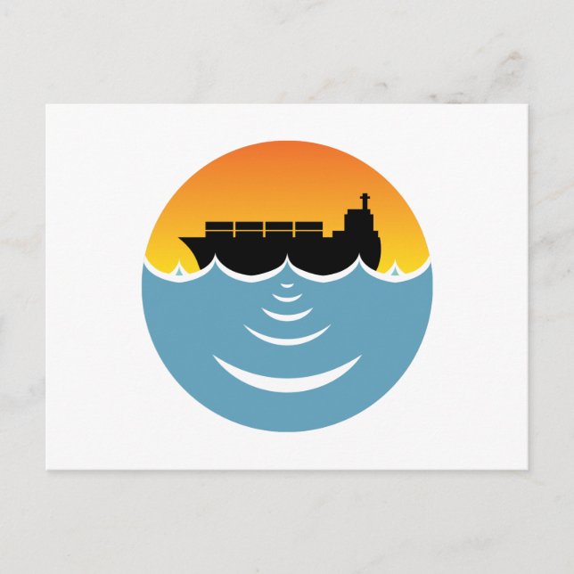 ocean noise pollution postcard (Front)