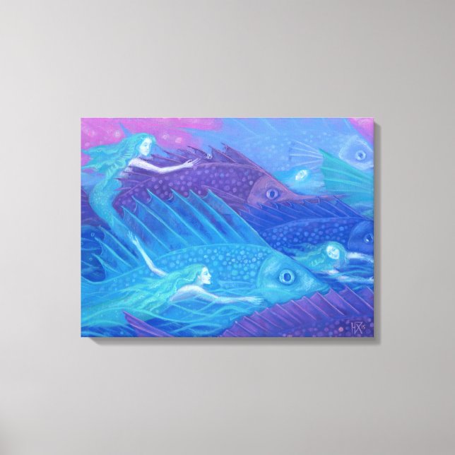 Ocean nomads canvas print (Front)