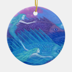 Ocean nomads ceramic tree decoration