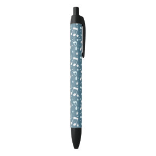 Ocean of Music patterned Black Ink Pen