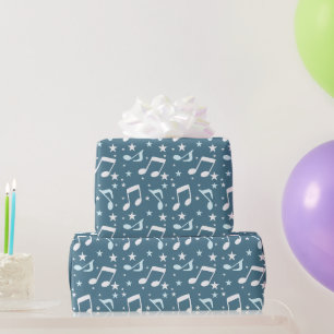 Ocean of Music patterned Wrapping Paper