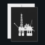 Ocean Oilfield Driller Drilling Rig<br><div class="desc">Ocean Oilfield Driller Drilling Rig construction design made for hardworking dad,  friend,  oilfield man,  or oilfield wife.</div>
