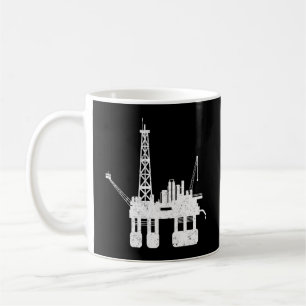 Ocean Oilfield Driller Drilling Rig Coffee Mug