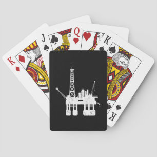 Ocean Oilfield Driller Drilling Rig Playing Cards