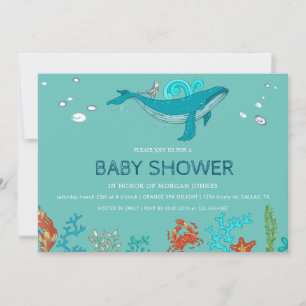 Ocean Party   Baby Shower Invitation