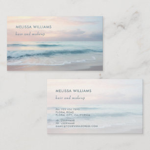 Ocean Pastel Colours Business Card