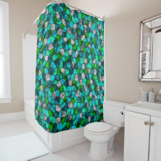 Ocean Pebbles Shower Curtain