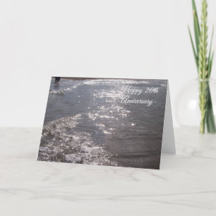 Ocean Personalised 20th Wedding Anniversary Card