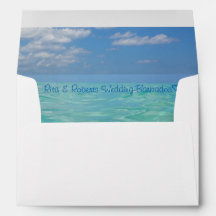 Ocean | Personalised Envelope  7 ¼" x 5 ¼"