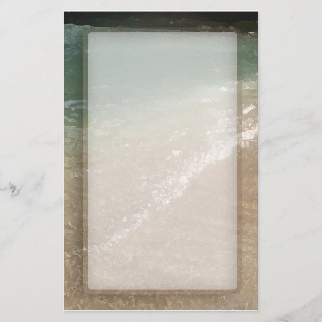 Ocean Photography Stationery (Front)