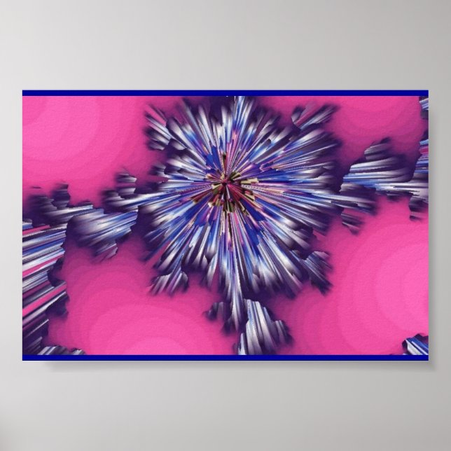 Ocean Pink Eruption Poster (Front)