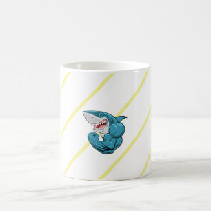 "Ocean Predator Mug – Start Your Day with Bite"
