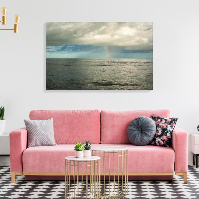 Ocean Rainbow – Sea and Sky Canvas Art (Insitu(LivingRoom))