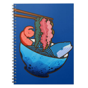 Ocean Ramen Tentacle Kelp Whale Food Nature Notebook