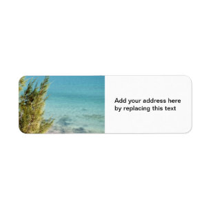 Ocean Return Address Label