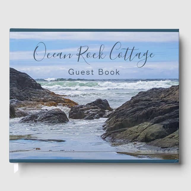 Ocean Rock Beach House Vacation Rental Guest Book (Front)