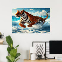 Ocean Run: Bengal Tiger's Majesty