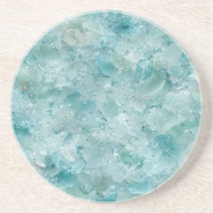 Ocean’s beauty. Aqua Crystal. Coaster