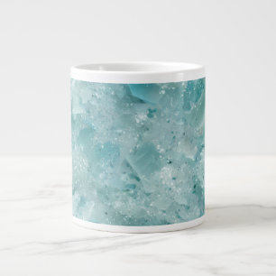 Ocean’s beauty. Aqua Crystal.  Large Coffee Mug