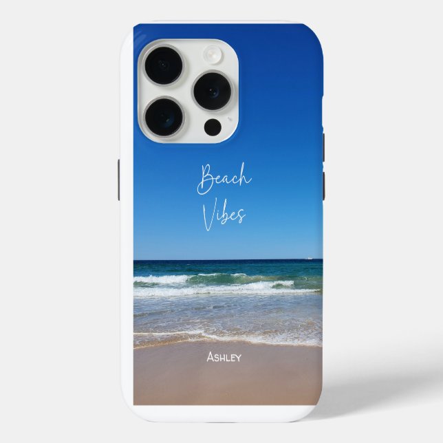 Ocean Sand Beach Personalised Case-Mate iPhone Case (Back)