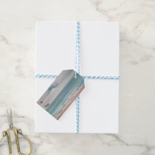 Ocean Sand Texture   Gift Tags