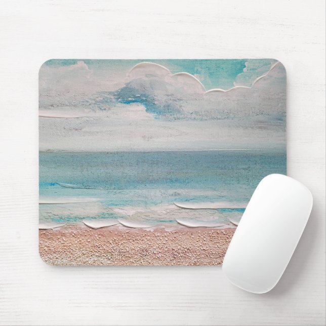 Ocean Sand Texture Mouse Mat (With Mouse)