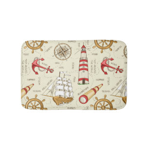 Ocean Scene Bath Mat