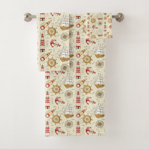 Ocean Scene Bath Towel Set