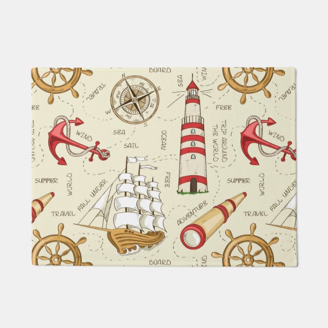 Ocean Scene Doormat (Front)