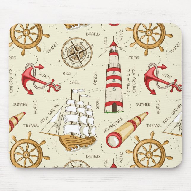 Ocean Scene Mouse Mat (Front)