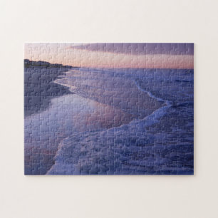 Ocean scene Oak Island NC Jigsaw Puzzle