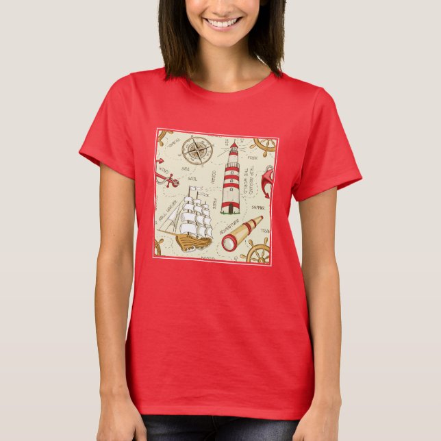 Ocean Scene T-Shirt (Front)