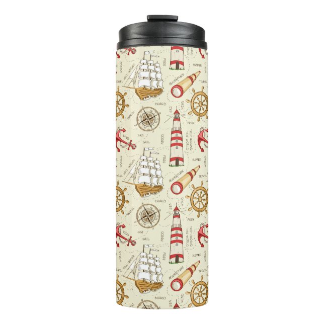 Ocean Scene Thermal Tumbler (Front)