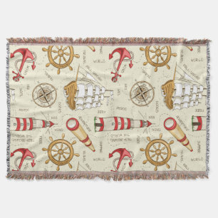 Ocean Scene Throw Blanket