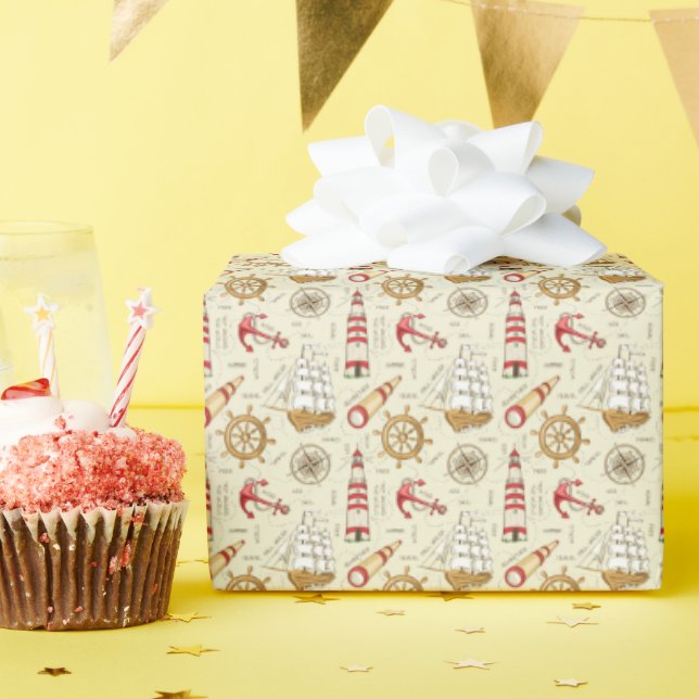 Ocean Scene Wrapping Paper (Birthday Party)