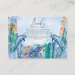 Ocean Sea Animals Books for Baby Enclosure Card