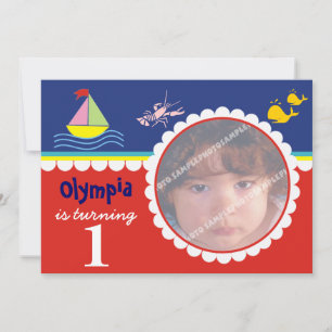 Ocean Sea Birthday Invitations
