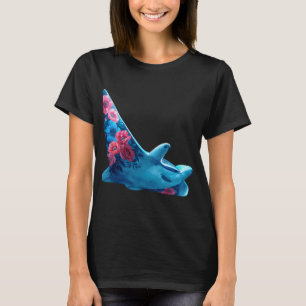 Ocean sea floral manta T-Shirt