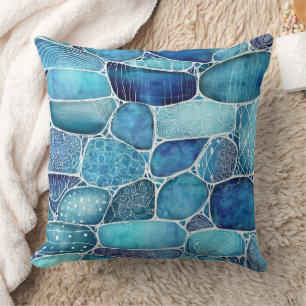 Ocean Sea Glass  Cushion