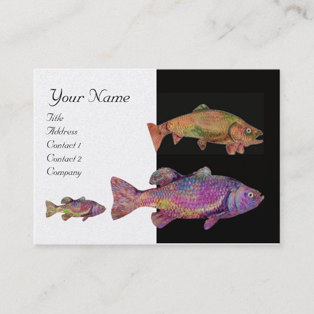 OCEAN - SEA LIFE SCENE Pearl Business Card (Front)