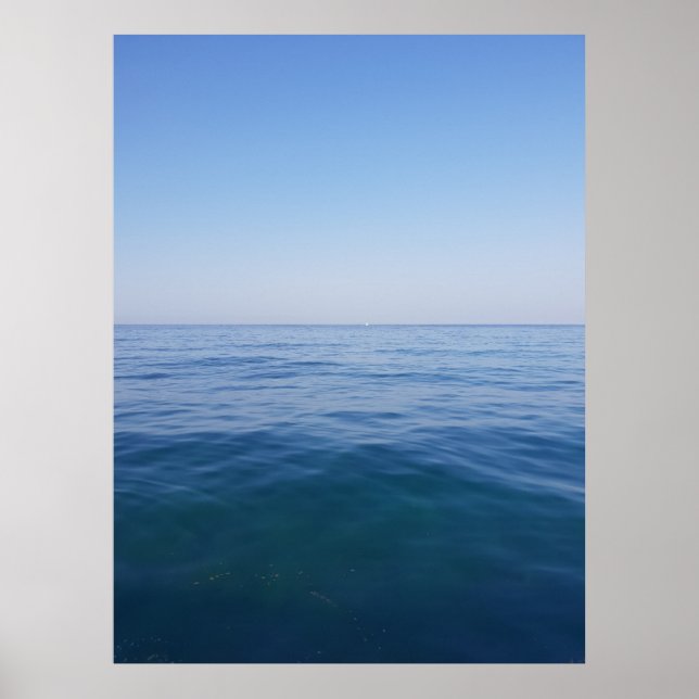 Ocean Sea Life Waves Nautical Photography Poster (Front)