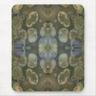 Ocean Sea Marine Sediment Gemstone Boxed Pattern Mouse Mat
