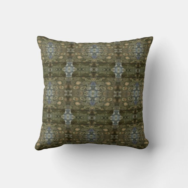 Ocean Sea Marine Sediment Gemstone Collection Box Cushion (Back)