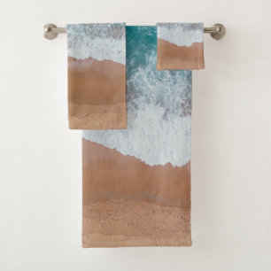 Ocean Sea Sand Shore Bath Towel Set